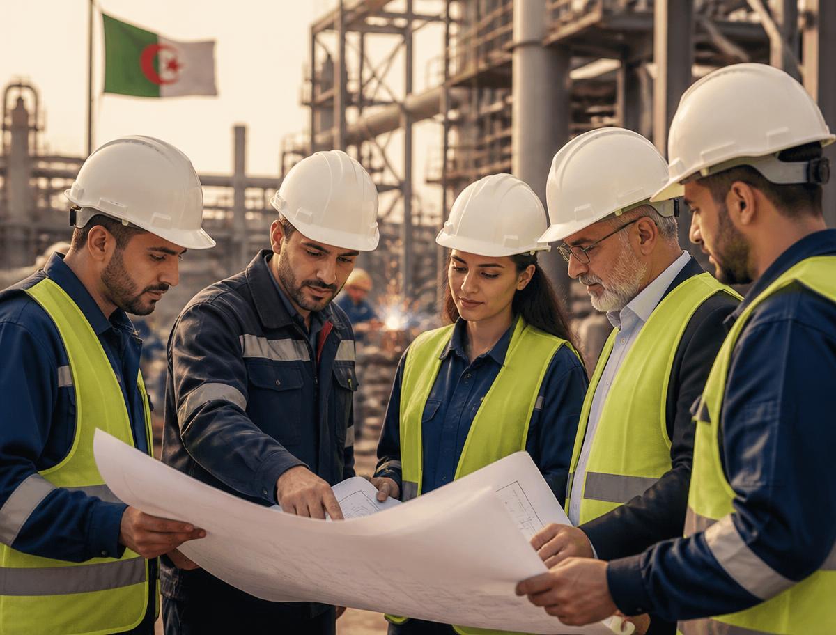 Équipe KISC sur chantier industriel